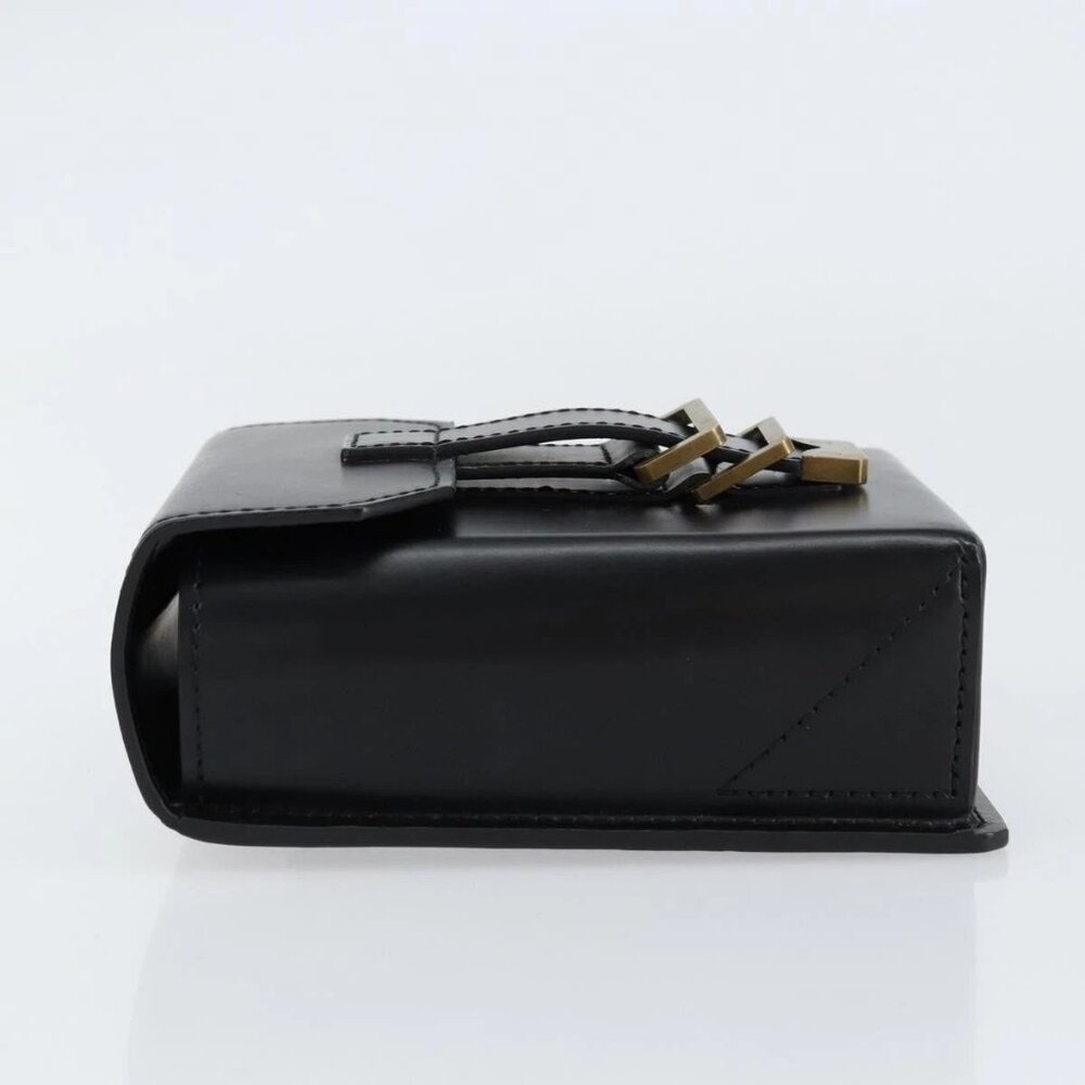 LOUIS VUITTON Pister Shoulder Bag Leather Black M92222 LV Auth bs31308 - Picture 5 of 14